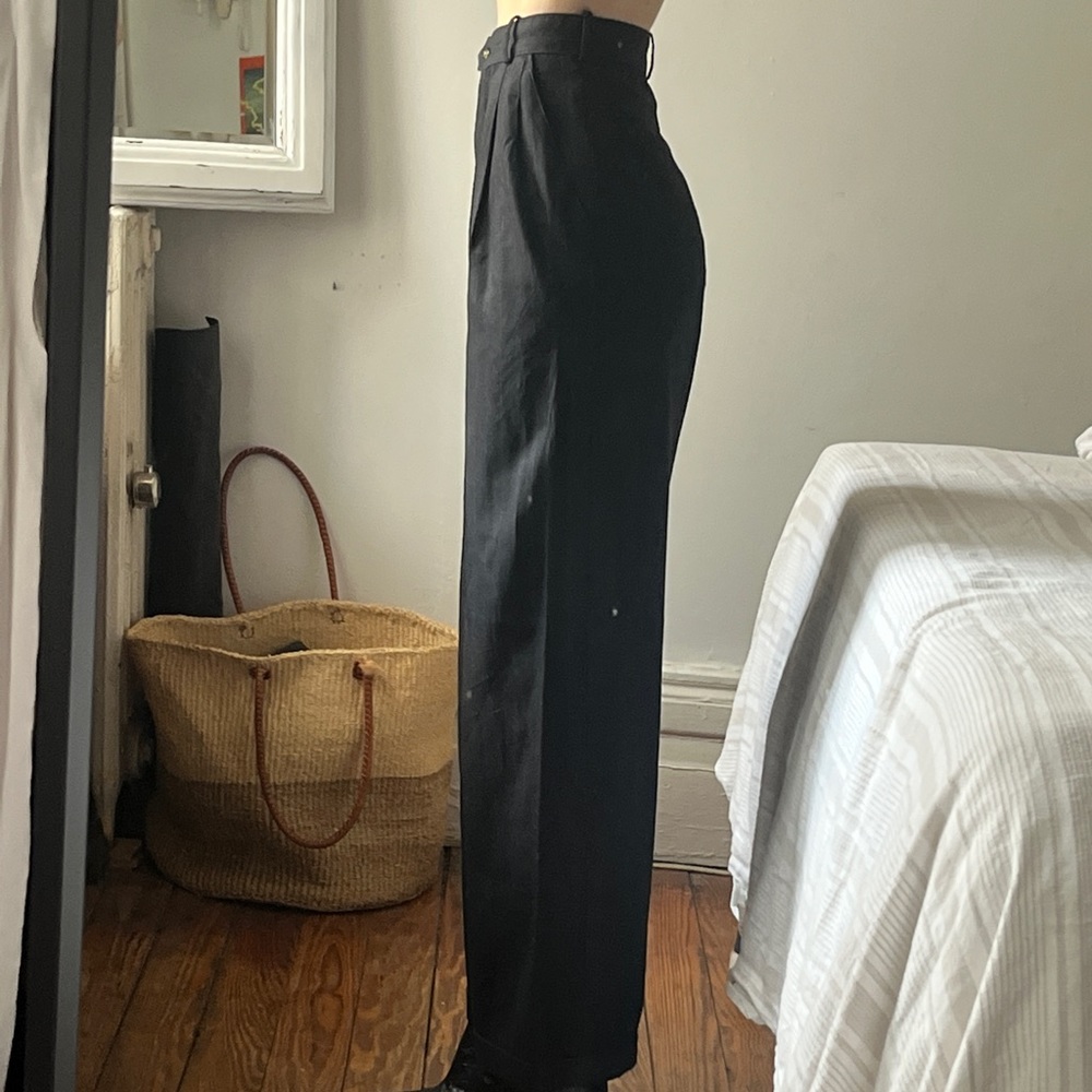 CHANEL Vintage Pinstripe pants - Unlined 1990’s Chanel trousers